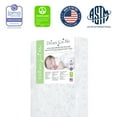 thumbnail image 3 of Dream On Me Jasmine Dual-Sided 4-Inch Crib & Toddler Mattress, Greenguard Gold Certified, Waterproof, 3 of 18