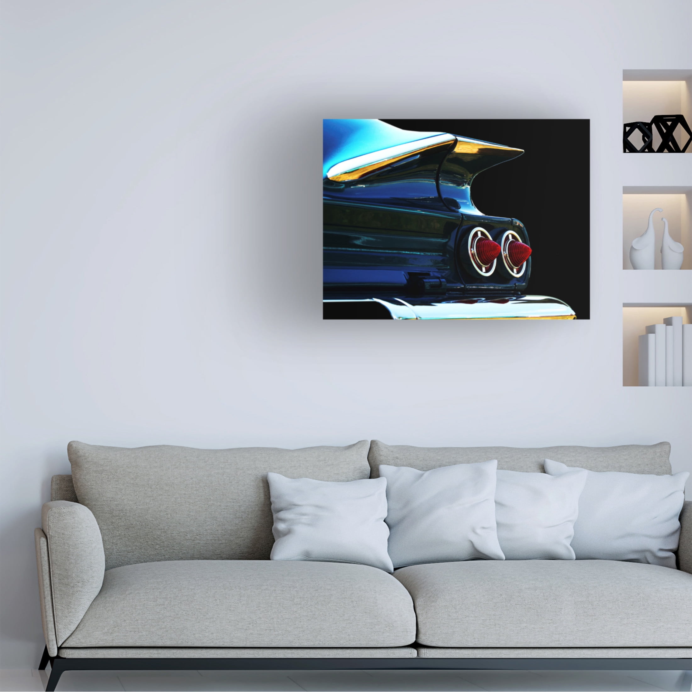 Canvas Wall Art - Clive Branson '60 Chevy El Camina 1-2 Truck' Wall Art for Living Room, Bedroom, or Office Décor by Trademark Fine Art - 19 x 14 Inches