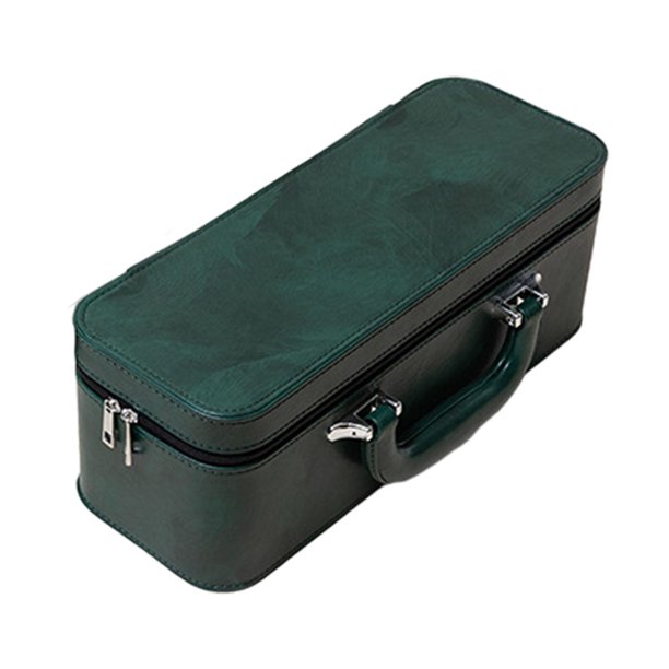 Organizador de pulseras Estuche para brazaletes Almacenamiento de joyas multifuncional portátil Uso para Verde Negro