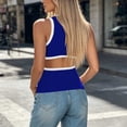 thumbnail image 5 of Aezemi Women Backless Sports Tank Tops Sleeveless Slim Fit Hollow out Pullover Workout Tees Fashion Open Back Gym Exercise Comfy Round Neck Undershirts M, 5 of 5