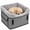 Gray, variant on Dog Car Seat for Small Dogs Under 25 lbs, Soft Booster Car Seat with Detachable Washable Cover, Cushion, Safety Belt & Storage Pockets, Gray