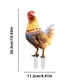 thumbnail image 3 of Decoración navideña de gallinas en forma de enchufe | Estaca de animales de granja para jardín al aire libre | Decoración acrílica de animales para jardín para exhibir en Navidad, 3 of 5