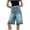Blue, variant on RYRJJ Women Jorts Baggy Jeans Shorts Wide Leg High Waisted Distressed Denim Y2K Shorts Summer Hot Short Pants Fashion Streetwear(Blue,L)