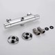 thumbnail image 4 of Thermostatic Shower Mixer 2 Outlets High and Low Chrome Brass Anti-scalding Mixer Tap, 4 of 5
