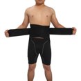 thumbnail image 4 of Soporte de cintura ajustable, soporte lumbar, protector de espalda baja, cinturón deportivo para fitness (negro M), 4 of 8