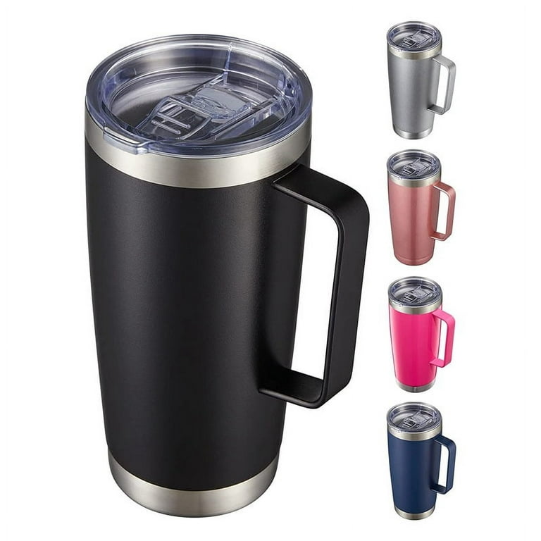 Dragonus Stainless Steel Insulated Coffee Mug with Handle, Double Wall  Vacuum Travel Mug Bulk, Coffee Cups for Cold & Hot Drinks