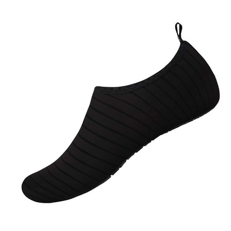 

Follure Girl women s casual shoes Couples Summer Outdoor Water Aqua Socks Beach Swim Surf Yoga Exercise Shoes Black 44-45