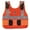 Orange, variant on Ergodyne Chill-Its® 6225 Premium FR Phase Change Cooling Vest - Vest Only, Khaki, L/XL