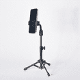 thumbnail image 4 of 2X Mini Tabletop Tripod Microphone Mic Stand Holder with 3/8 Inch Threaded for Meetings Lectures Speaking and, 4 of 7