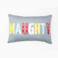 thumbnail image 2 of NAUGHTY/NICE CUSHION, 2 of 4