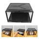 thumbnail image 3 of Cajas de almacenamiento de zapatos apilables transparentes con apertura frontal para organizar zapatillas Negro, 3 of 9