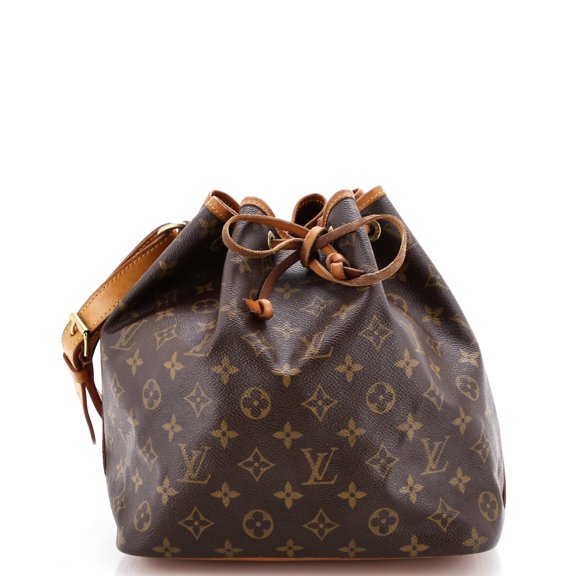 Pre-Owned Petit Noe Handbag Monogram Canvas By Rebag