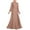 Pink, variant on Women's High Waist A-Line Long Sleeve Gown Dress for Women Modest Casual Maxi Dress for Daily Wear Special Occasions (Army Green L)