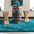 thumbnail image 2 of Oriental Weavers Cosmo Shag 3'3" x 5'3" Hand Tufted Rug in Teal, 2 of 3