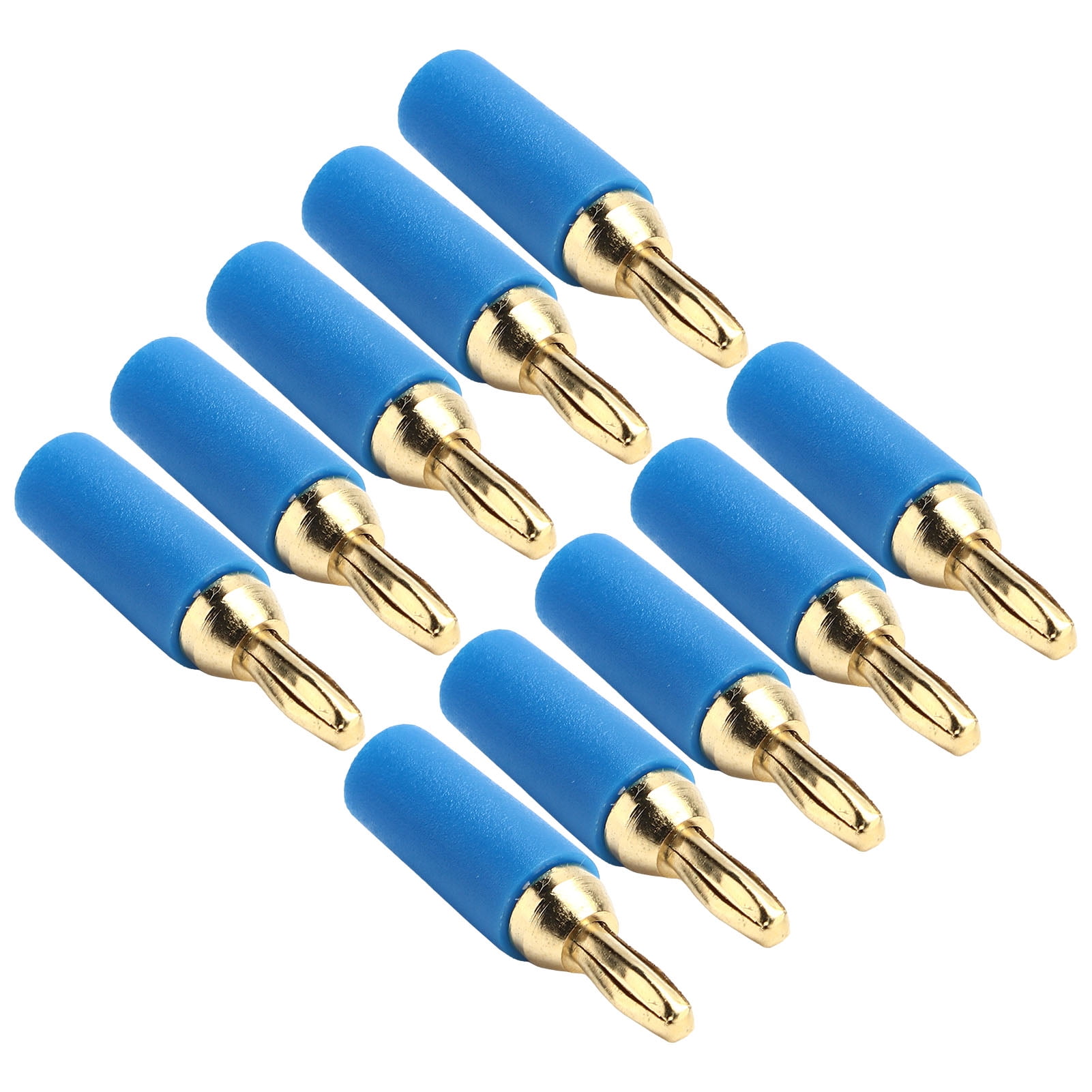 Bananas Connector, 2.5mm Male Solder Type Banana Plug For Connection Blue