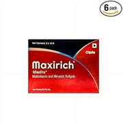 Cipla Maxirich Daily Multivitamin (60 Softgels) For Men & Women With (6 X 10 Softgels)