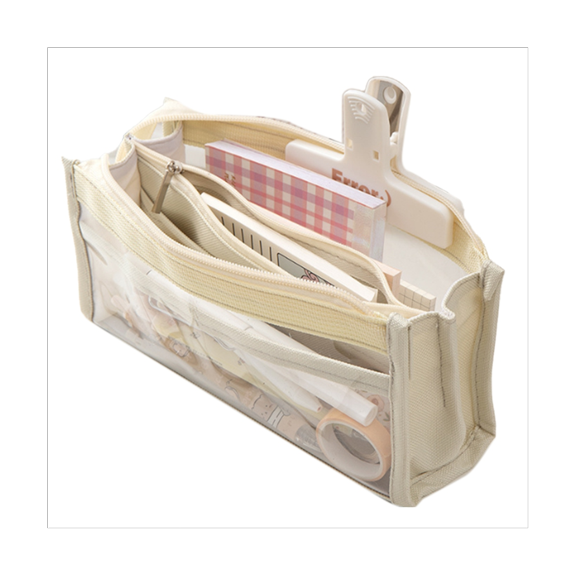 6-Layer Large-Capacity Pencil Bag Stationery Case High-Value Simple Japanese