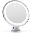 thumbnail image 1 of SHAR LED Lighted Magnifying Mirror - Dimmable Natural Light, Strong Suction Cup - Luna (White), 1 of 5