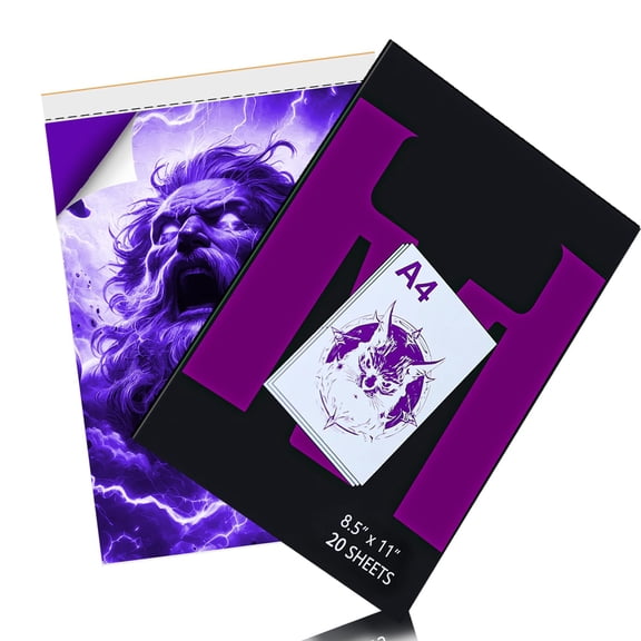 Tattoo Stencil Paper, 20 Sheets A4 Size Transfer Paper, 4 Layers Tattoo Paper for Professional Artists, Hand Painted or Machine Use, Clear Detailed Transfer, Dotted Line Design