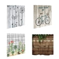 thumbnail image 4 of Moyic Cortinas de ducha de poliéster fáciles de limpiar para baño rural Cortinas de ducha de baño modernas Juegos de accesorios de baño A15, 4 of 6