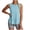 #206-Light Blue, variant on Craaazy Women Athletic Tops Loose Fit Solid Color Round Neck Layered Hem Sleeveless Tank Tops for Workout Gift