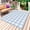 LightBLue, variant on Light Blue Plaid Outdoor Rug 3x5 Ft - Reversible Patio Rug Outdoor Camping Rugs, Modern Minimalist Country Washable Indoor Outdoor Area Rugs, Non-Slip Outdoor Carpet Runner for Deck/Porch