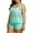 Green, variant on Otvok Tankini Swimsuits 2 Piece Multicolor Print Back Cutout Swimming Trunks Sling Women Split Swimsuit