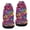 Colorful Leopard Prints, variant on chaqlin Polynesian Shark Car Seat Covers for Women Men 2 Piece Auto Front Seat Cover Breathable Bucket Seat Protector Car Interior Accessories