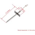 thumbnail image 4 of BQLZR W10131825 Metal Range Oven Sensor Temperature Probe Replacement for Whirlpool, 4 of 5