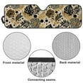 thumbnail image 6 of Uorisanigo Windshield Sunshade for Jeep Wrangler, Shade Heat Shield for Jeep Wrangler TJ JK JKU JL JLU, Hawaiian Floral Leaf Sun Visor Windshield Shade Blocks UV Rays, 6 of 7
