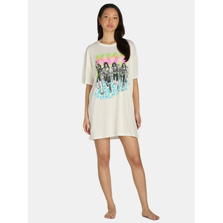 Kiss Junior's Sleep Graphic Tee with Short Sleeves, Sizes S-3X