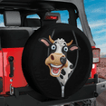 thumbnail image 3 of Lotusprinthandmade Cow Cute Animals Collection Zipper Pattern Spare Tire Cover With Backup Camera Hole 6 Sizes, 3 of 8