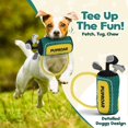 thumbnail image 4 of Peluche divertido con forma de palo de golf PUPROAR para perros con chirriador y arrugas, 4 of 4
