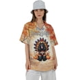 thumbnail image 4 of Happy Thanksgiving Cocker Spaniel Turkey Costume Pumpkins Autumn Leaves Hawaiian Shirt Breathable Summer Unisex Merch Cockers Dog Lover Gifts - 13014, 4 of 6