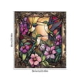 thumbnail image 3 of Dishwasher Magnet Cover, Hummingbird Flower Decorative Refrigerator Magnet, 23 x 26 Inch Trimmable Dishwasher Front Panel Cover for Home Kitchen Laundry Decorations, Easy Clean, 3 of 6