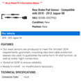 thumbnail image 2 of Rear Brake Pad Sensor - Compatible with 2010 - 2012 Jaguar XK 2011, 2 of 2