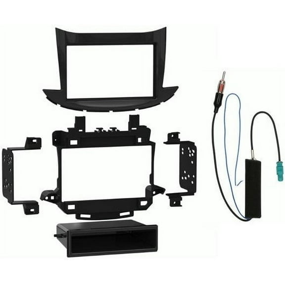 Metra 99-3023HG Single-DIN Dash Kit & Antenna Adapter Fit 2017-2020 Chevrolet Trax