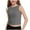Grey, variant on HCNTES Girls Tank Tops Kids Athletic Tank Ribbed Knit High Neck Crop Tops for Gym Yoga(9-10 Years,Black)