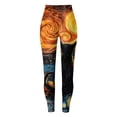 thumbnail image 6 of mgoYE Halloween Sweat Pants Women High Waisted Stretchy Soft Holiday Patterned Tights Workout Yoga Pants Size L, 6 of 7