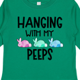 thumbnail image 4 of Inktastic Easter Hanging with My Peeps Pastel Bunnies Boys or Girls Long Sleeve Toddler T-Shirt, 4 of 5