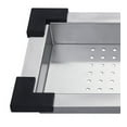 thumbnail image 3 of Kraus Stainless Steel Colander, 17 1/2" x 9 1/2" x 2 1/4", CS-2, 3 of 7