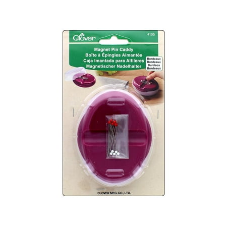 Clover Quilting Pins - Clover Magnet Pin Caddy Bordeaux