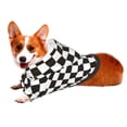 thumbnail image 2 of Bingfone Black And White Checkerboard Dog Clothes Hoodie, Pet Winter Coat,Puppy Sweatshirts For Small Dogs Boy Girl,Suitable For All Breeds-Large, 2 of 9
