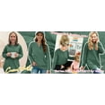 thumbnail image 5 of Rosvigor Sweatshirts for Women Henley Shirts Casual Long Sleeve Ribbed Tunic Button Up Tops, 5 of 6