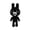 Black Mole, variant on Animal Hospital Game Character Plush Toy, Weird Cartoon Creature Stuffed Doll Gothic Room Decoration Adult Supplies