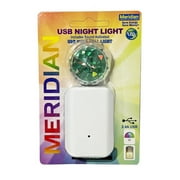 Meridian USB Sound Activated Night Light, Automatic, 4.12in by 1.77in