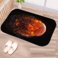 thumbnail image 5 of Floor Door Mats Bath Rugs Ball Flames , Entry Rug Non-Slip Washable Indoor Door Mat, Small Oriental Accent Throw Rug for Bedroom Kitchen Entryway Bathroom 23.6x15.7in Carpet Runner, 5 of 7