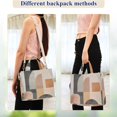 thumbnail image 4 of FORMRS Womens Corduroy Tote Bag Crossbody Shoulder Handbag with Pocket, Abstract Shapes, 4 of 7