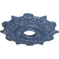 thumbnail image 3 of Ekena Millwork 17 1/2"OD x 4"ID x 1"P Preston Ceiling Medallion (Fits Canopies up to 4"), Hand-Painted Americana Crackle, 3 of 5