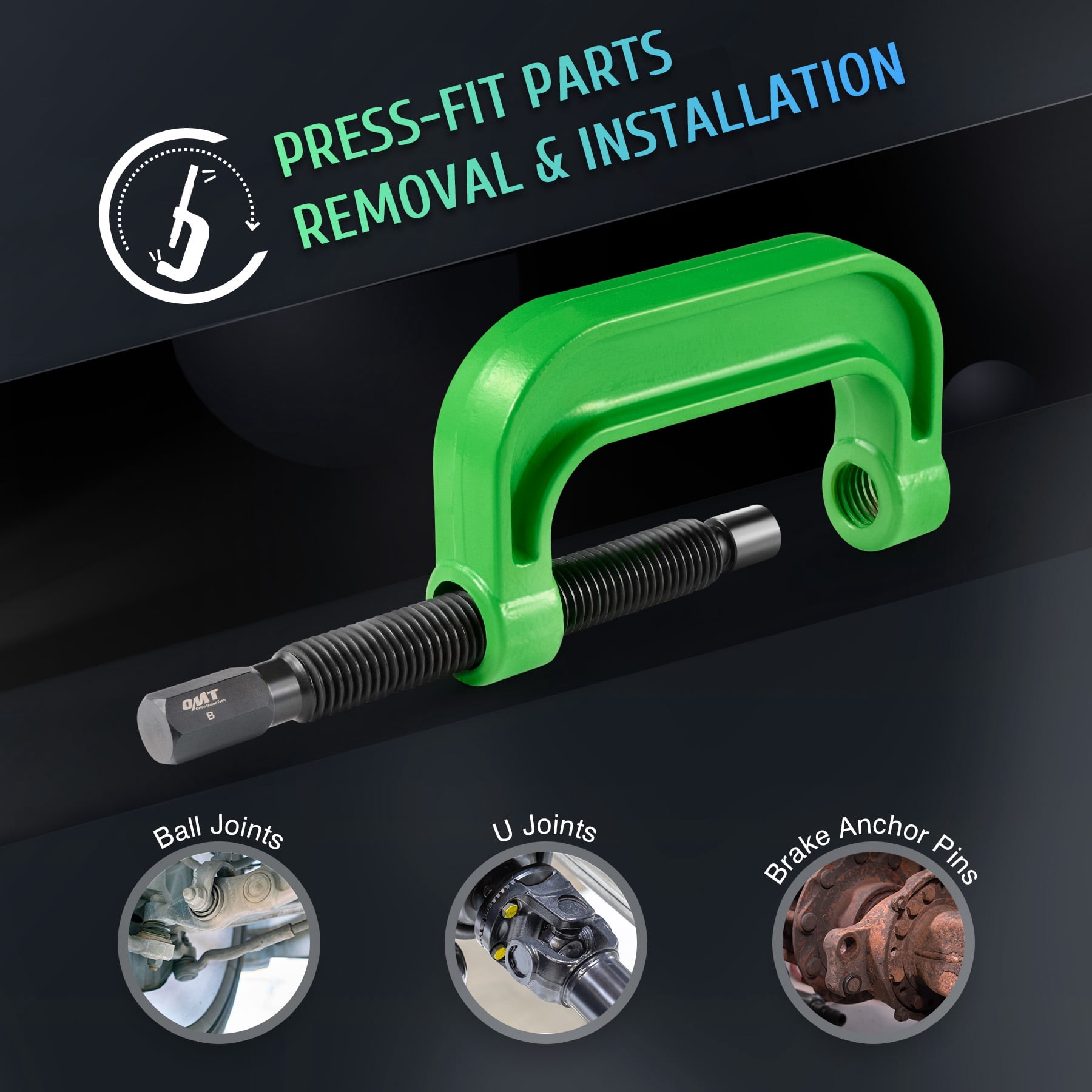 21pc Ball Joint Press Kit Ball Joint Removal Tool Kit with Ball Joint Separator Universal Adapters and Storage Case